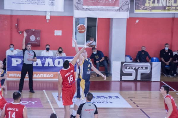Β΄Εθνική: Αχαγιά &#039;82 - Ένωση Ιλίου 65-60