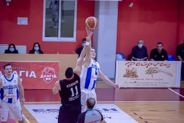 Β΄Εθνική: Αχαγιά &#039;82 - Ένωση Ιλίου 60-58